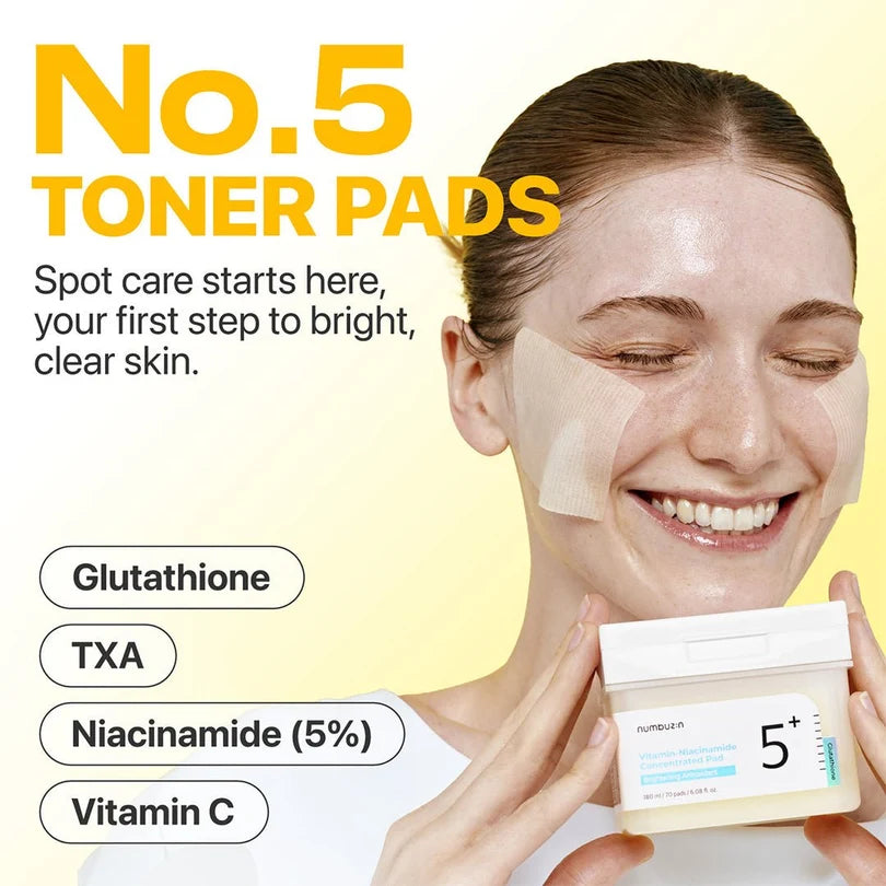 Numbuzin 5+ Vitamin-Niacinamide Concentrated Pad