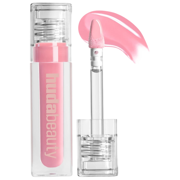 HUDA BEAUTY Faux Filler Shiny Non-Sticky Lip Gloss
