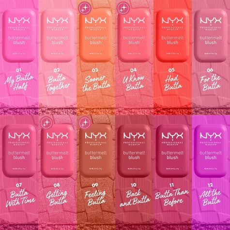 NYX Professional Makeup Buttermelt Blush