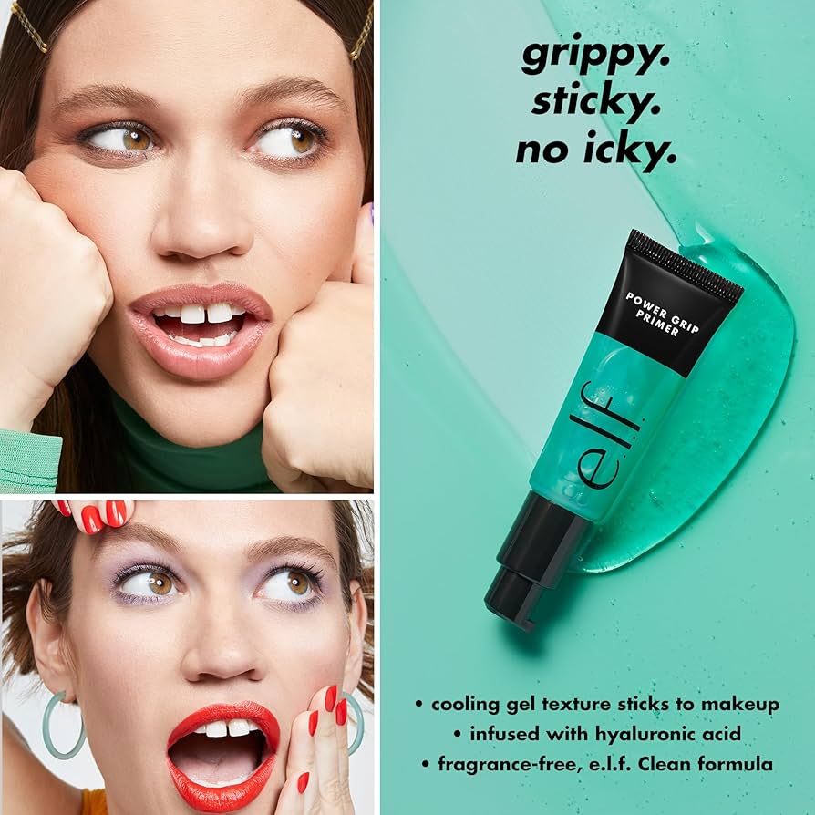e.l.f. Power Grip Primer, Gel-Based & Hydrating Face Primer