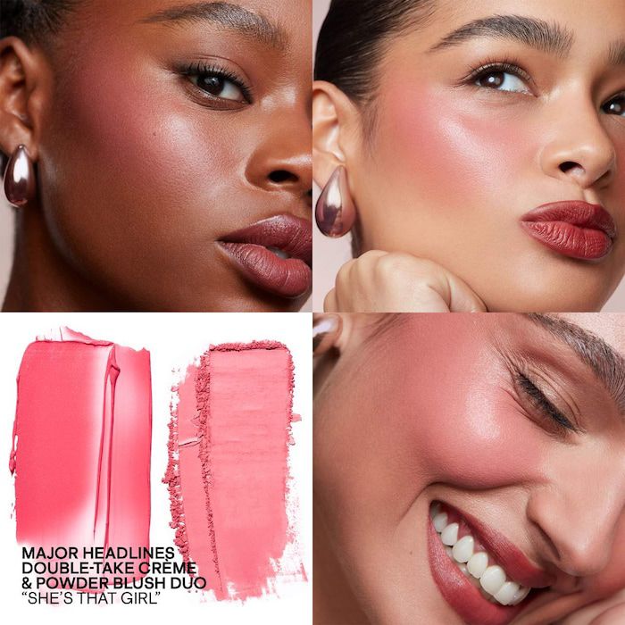 patrick ta Major Headlines Double- Crème & Powder Blush Duo
