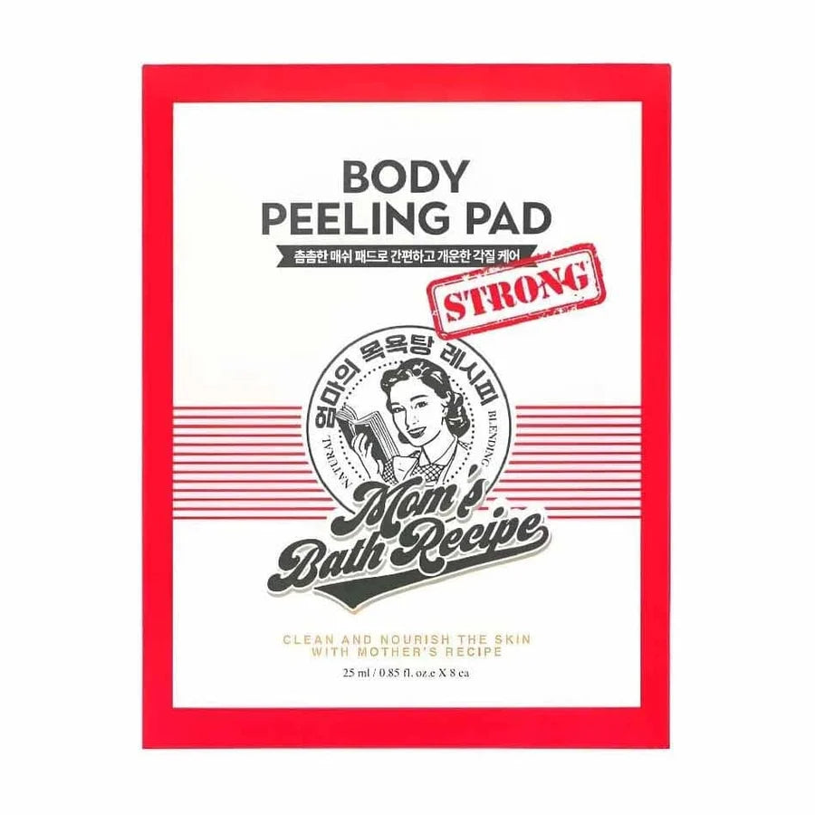 Mom’s Bath Recipe Body Peeling Pad (Red)