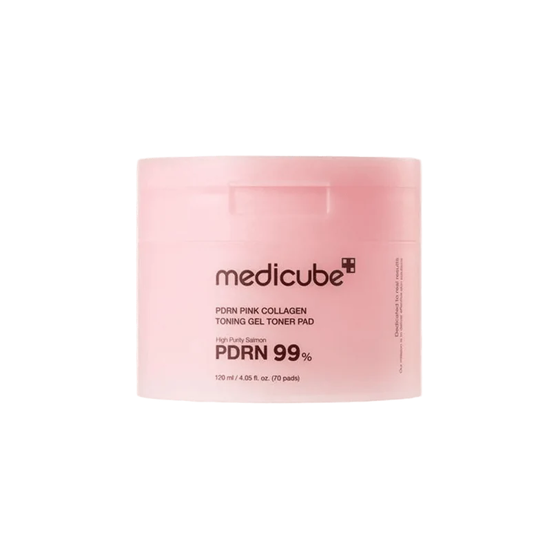 Medicube PDRN 99% Pink Collagen Toning Gel Toner PAD
