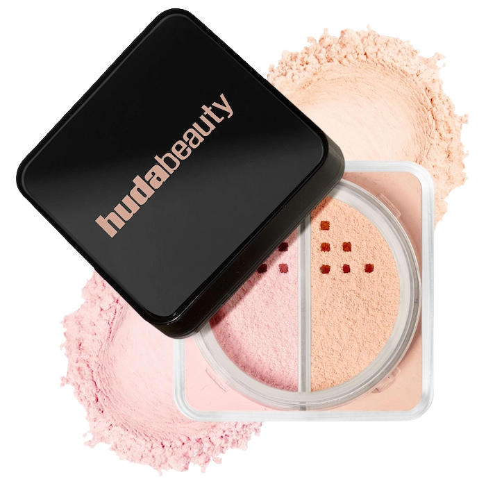 HUDA BEAUTY Easy Bake Loose Powder Brightening + Correcting Duo