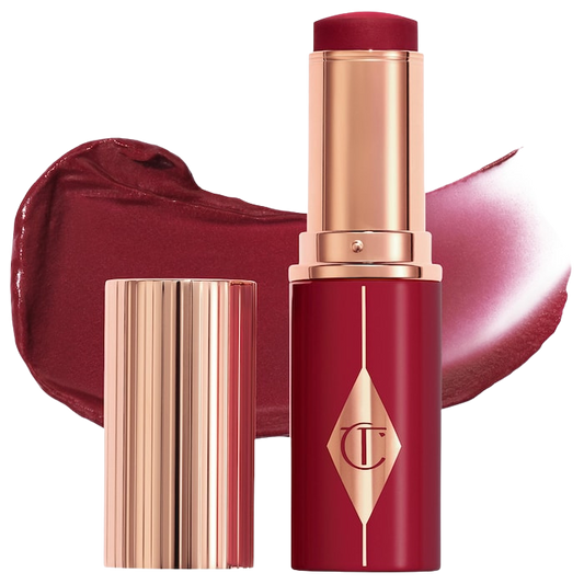 Charlotte tilbury Unreal Lip + Cheek Glow Blush Stick with Hyaluronic Acid