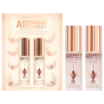 Charlotte Tilbury Mini Airbrush Flawless Setting Spray Duo Gift Set