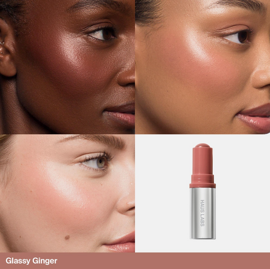 HAUS LABS by Lady Gaga Color Fuse Longwear Hydrating Glassy Lip + Cheek Blush Balm Stick