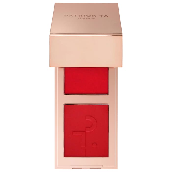 PATRICK TA  Mini Major Headlines Double-Take Crème & Powder Blush Duo