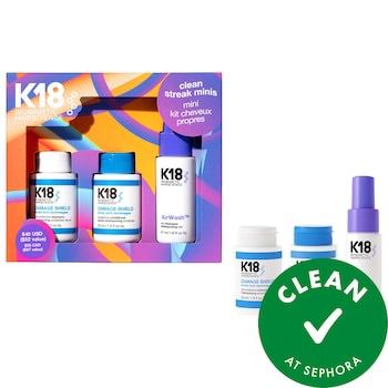 K18 Biomimetic Hairscience  Clean Streak Minis Hair Gift Set