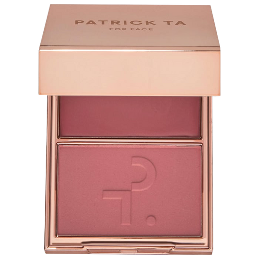 patrick ta Major Headlines Double-  Crème & Powder Blush Duo